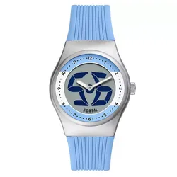 Đồng Hồ Unisex Fossil Archival Big Tic World Cup 40mm LE1240 Màu Xanh Dương