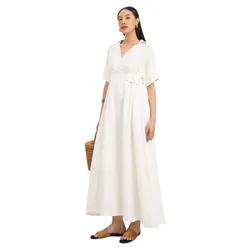 Váy Linen Nữ F2 Fashion & Freedom   Art Of Styling D742-T-S-0723 Màu Trắng Size S