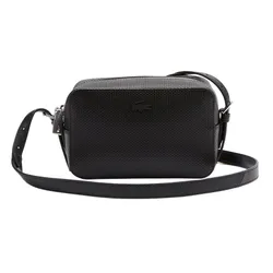 Lacoste Women's Chantaco Piqué Crossbody Bag, Leather Material NF3879KL-000 Màu Đen