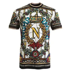 Áo Thun Nam Dolce & Gabbana D&G Multicolor T-Shirt Phối Màu Size 48