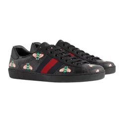 Giày Sneaker Nam Gucci Men’s Bee Print Ace ‎429445-UIE10-1095 Màu Đen Size 41