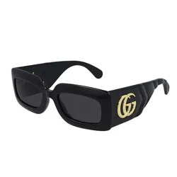 Kính Mát Gucci Sunglasses GG0811S-001 Màu Đen/Xám