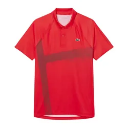 Áo Polo Nam Lacoste Tennis x Novak Djokovic On Court DH8959 00 ZBG Màu Đỏ Size 2