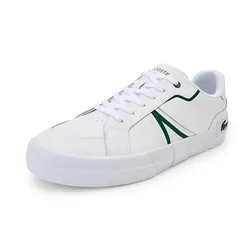 Giày Thể Thao Nam Lacoste Men's L004 Leather Sneakers 48CMA0002 Màu Trắng Size 41 (Form To Up 1 Size)