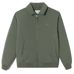 Áo Khoác Nam Lacoste Collared Padded Blouson Jumper BH3511 54N BMY Màu Xanh Rêu Size 48
