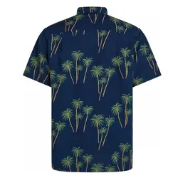 Áo Sơ Mi Cộc Tay Nam Tommy Hilfiger Regular Fit 38580 - DAF Màu Xanh Navy Size XS
