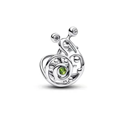 Hạt Vòng Charm Pandora Silver Charm Proud Little Snail 794557C01 Màu Bạc