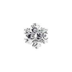 Hạt Vòng Charm Pandora Snowflake Charm 794249C01 Màu Bạc