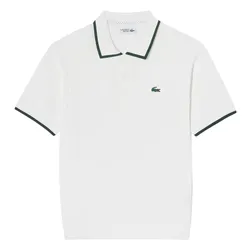 Áo Len Polo Nam Lacoste Men's Textured Sweater AH710E - 001 Màu Trắng&nbsp;Size 3
