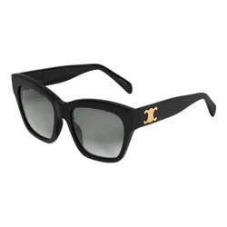 Kính Mát Nữ Celine Triomphe 09 Sunglasses In Acetate 4S253CPLB.38NO Màu Đen