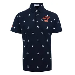 Áo Polo Nam Le Coq Sportif LG6SHST3MV-NV00 Màu Xanh Navy Size M