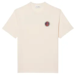 Áo Phông Nam Lacoste Men's Multi Print Jersey TH5903-51-XFJ T-Shirt Màu Kem Size 3