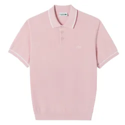 Áo Polo Len Nam Lacoste Men's Scallop Sweater AH720E - ADY Màu Hồng Size 4