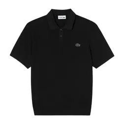 Áo Polo Len Nam Lacoste Golf Texture Sweater AH011E - 031 Màu Đen Size 5