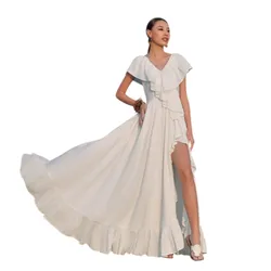 Váy Xòe Nữ F2 Fashion & Freedom Kate Into The Wood D807-S-0524 Màu Trắng Size S
