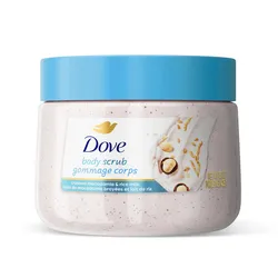 Tẩy Tế Bào Chết Dove Crushed Macadamia & Rice Milk Body Scrub 425g
