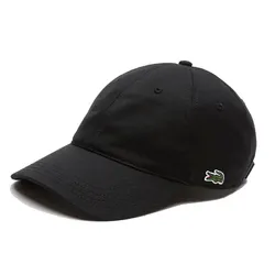 Mũ Unisex Lacoste Organic Cotton Twill Cap RK0440 031 Màu Đen
