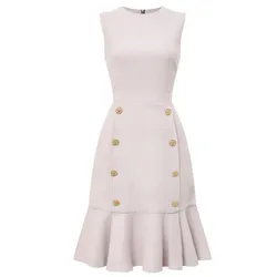 Váy Nữ F2 Fashion & Freedom D827-RUOC-S-0824 Màu Hồng Nude Size S