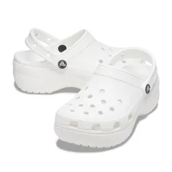 Giày Sục Nữ Crocs Clog Classic Platform - White U4CFCTW14U3 Màu Trắng Size 37-38