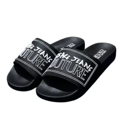 Dép Nam Versace Jeans Couture Logo Slides 79YA3SQ3 ZSC22 G89 Màu Đen&nbsp;Size 39