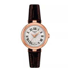 Đồng Hồ Tissot Bellissima T126.010.36.013.00 Small Watch 26mm Màu Nâu - Vàng Hồng