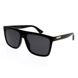 Kính Mát Nam Gucci Grey Browline Men's Sunglasses GG0748S 001 59 Màu Đen