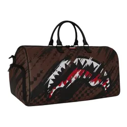 Túi Du Lịch Sprayground Sharks In Paris Night Drift Duffle Màu Nâu