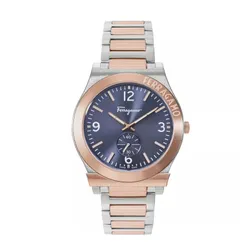 Đồng Hồ Nam Salvatore Ferragamo Watch Gancini Màu Demi (Vàng Hồng - Bạc)