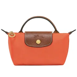 Túi Xách Tay Nữ Longchamp Le Pliage Original Pouch With Handle 34175089P85 Màu Cam