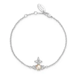 Vòng Đeo Tay Nữ Vivienne Westwood Feodora Bracelet Màu Bạc