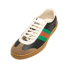 Giày Sneaker Nam Gucci Leather Web 521681-0PV20-2361 Phối Màu Size 39