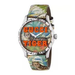 Đồng Hồ Nam Gucci Tiger G-Timeless Watch 38mm Phối Màu