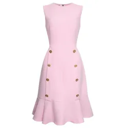Váy Xòe Nữ F2 Fashion & Freedom Women's Light Pink Dress D827-HN-S-0824 Màu Hồng Nhạt Size S
