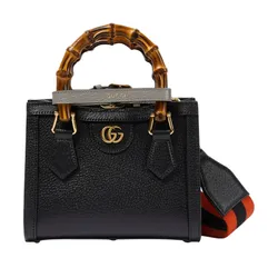 Túi Tote Nữ Gucci&nbsp;Diana Leather Tote Bag Màu Đen
