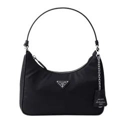 Túi Đeo Vai Nữ Prada Re-Edition 2005 Re-Nylon and Saffiano Mini Bag Màu Đen