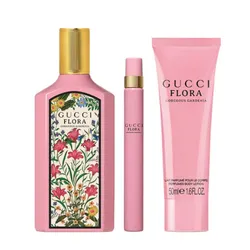 Set Nước Hoa Nữ Gucci Flora Gorgeous Gardenia EDP Set 3 Món (EDP 100ml + EDP Mini 10ml + Body Lotion 50ml)