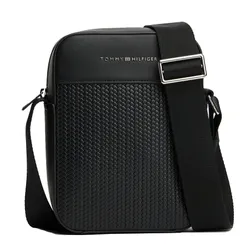 Túi Đeo Chéo Nam Tommy Hilfiger Woven Mini Reporter 13661 - BDS Màu Đen