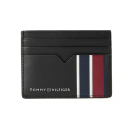 Ví Đựng Thẻ Nam Tommy Hilfiger TH Corporate Card Holder 12780 - BDS Màu Đen