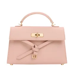 Túi Xách Tay Nữ Charles & Keith CNK Tricha Knotted Belt Top Handle Bag Pink CK2-50701691_PINK Màu Hồng