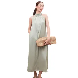 Váy Suông Cổ Yếm F2 Fashion & Freedom D836-S-1124 Màu Xanh Lợt Size S