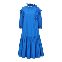 Váy Liền Nữ F2 Fashion & Freedom Women's Kate Dress In Cobalt Blue D830-GREEN CB-S-0924 Màu Xanh Coban&nbsp;Size S