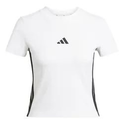 Áo Thun Nữ Adidas Baby Tee Essentials 3-Stripes White JE1239 Tshirt Màu Trắng Size XS