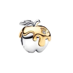 Hạt Vòng Charm Pandora x Disney Snow White Poison Apple Charm 764384C01 Màu Bạc