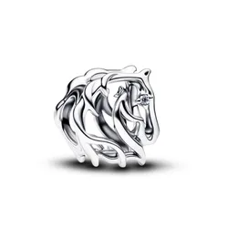 Hạt Vòng Charm Pandora Horse Openwork 794430C01 Màu Bạc