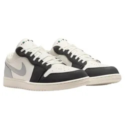 Giày Thể Thao Nam Nike Air Jordan 1 Low Sail Light Smoke Grey IO2242-101 Màu Trắng Phối Đen Size 43