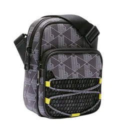 Túi Đeo Vai Nam Lacoste The Blend Small Shoulder Bag Black NH4914BG Q84 Màu Đen