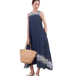 Váy Suông F2 Fashion & Freedom Linen DT-D675-XDH-S-1224 Màu Xanh Đen Size S