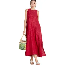 Váy Suông F2 Fashion & Freedom Linen A Touch Of Effortless Elegance DT-D675-DO-S-0125 Màu Đỏ Size S
