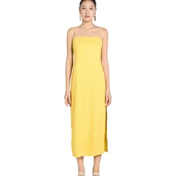 Váy Hai Dây Nữ F2 Fashion & Freedom Linen A Touch Of Effortless Elegance D840-V-S-0325 Màu Vàng Size S