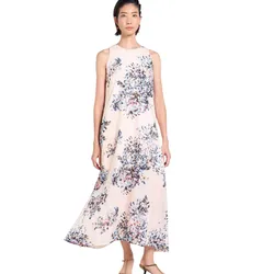 Váy Nữ F2 Fashion & Freedom Linen Tơ Tender Drit DT-D675-HH-S-0824 Màu Hồng Hoa Size S